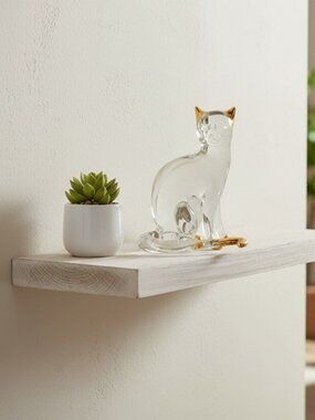 Glass Baron Mini Kitty Cat Figurine with 22K